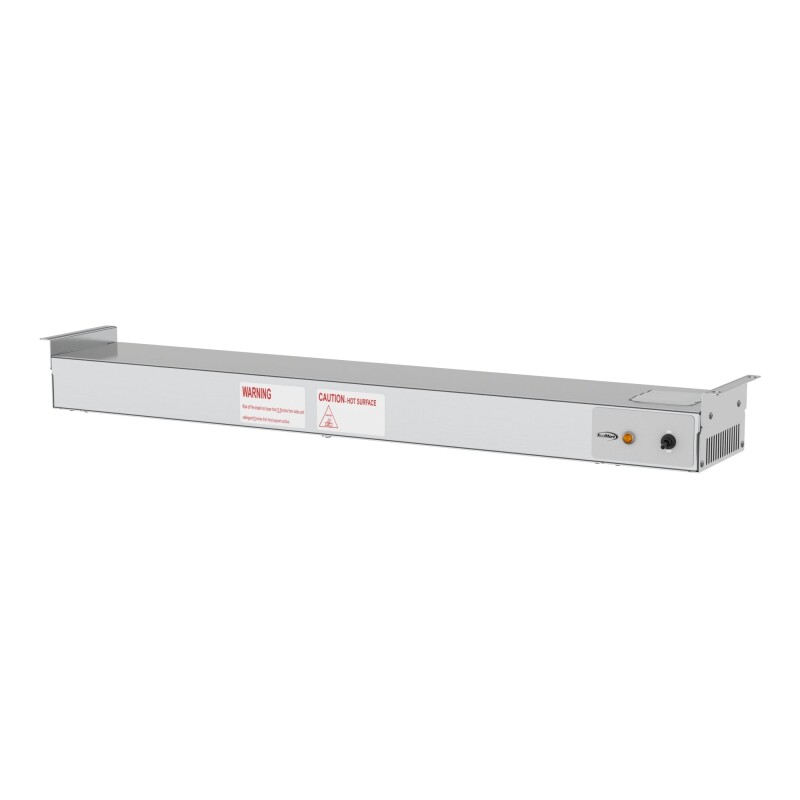 36 in. High Wattage Commercial Food Strip Warmer with Toggle Controls and Cord - 120V, 850W, UL Listed in Stainless-Steel KMWSTRIP36, product image 10 of 10