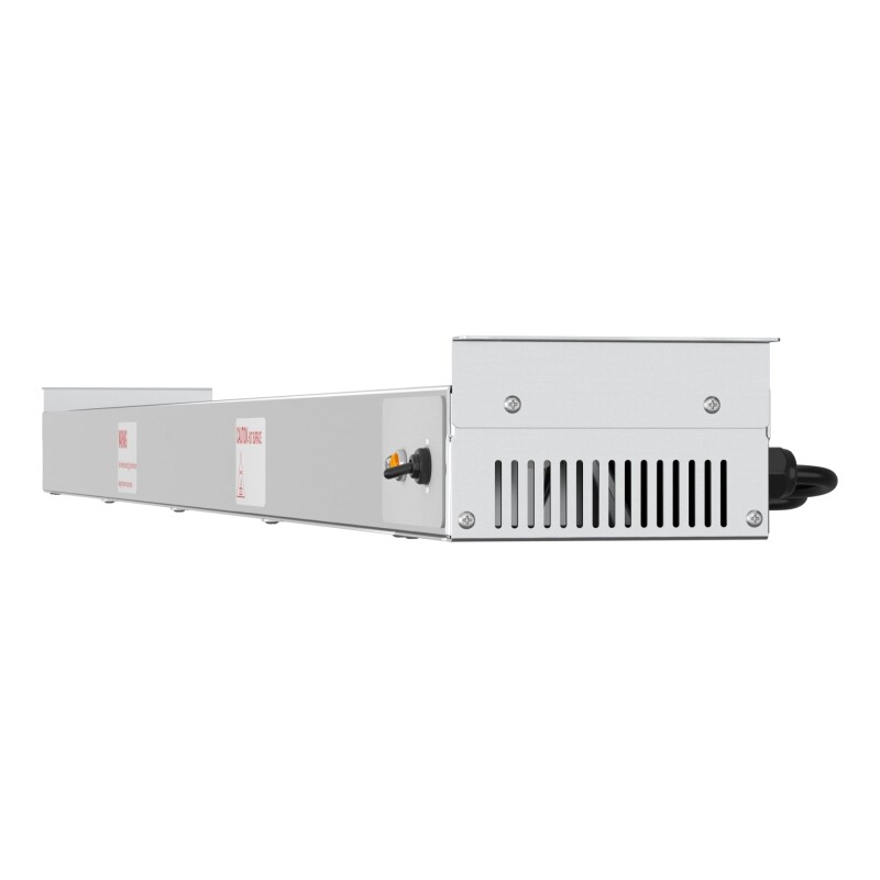 60 in. High Wattage Commercial Food Strip Warmer with Toggle Controls and Cord - 120V, 1550W, UL Listed in Stainless-Steel KMWSTRIP60, product image 5 of 10