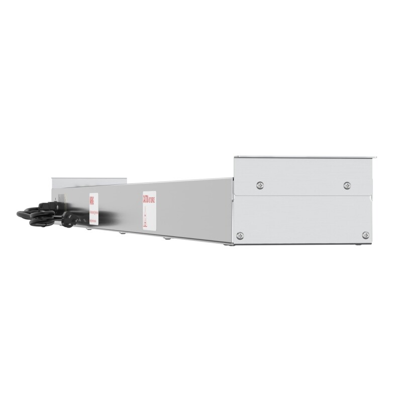 60 in. High Wattage Commercial Food Strip Warmer with Toggle Controls and Cord - 120V, 1550W, UL Listed in Stainless-Steel KMWSTRIP60, product image 6 of 10