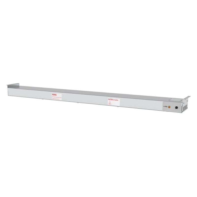 60 in. High Wattage Commercial Food Strip Warmer with Toggle Controls and Cord - 120V, 1550W, UL Listed in Stainless-Steel KMWSTRIP60, product image 7 of 10