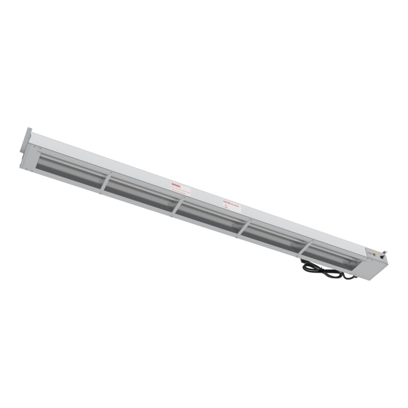 72 in. High Wattage Commercial Food Strip Warmer with Toggle Controls and Cord - 120V, 1725W, UL Listed in Stainless-Steel KMWSTRIP72