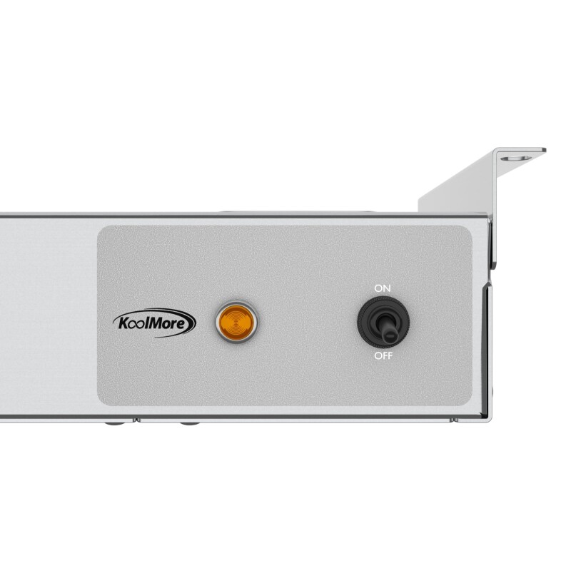 72 in. High Wattage Commercial Food Strip Warmer with Toggle Controls and Cord - 120V, 1725W, UL Listed in Stainless-Steel KMWSTRIP72, product image 6 of 10