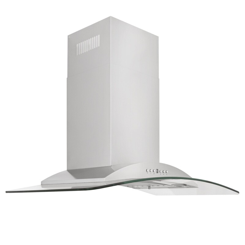 Convertible Vent Wall Mount Range Hood & Glass (KN) - 36 inch KN36