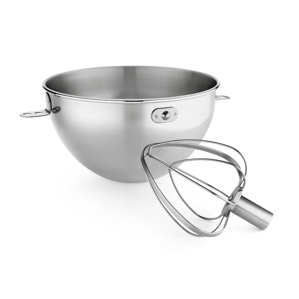 3 Quart Stainless Steel Bowl & Combi-Whip KN3CW