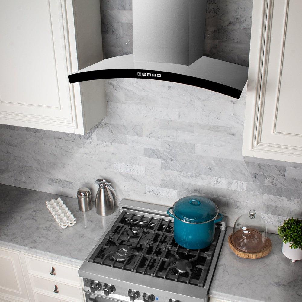 30 In. Convertible Vent Wall Mount Range Hood In Stainless Steel KN630
