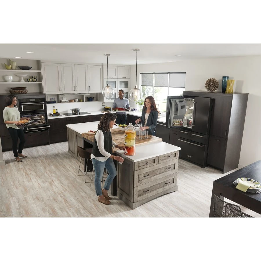 30" Combination Wall Oven with Even-HeatTrue Convection (Lower Oven) KOCE500EBL