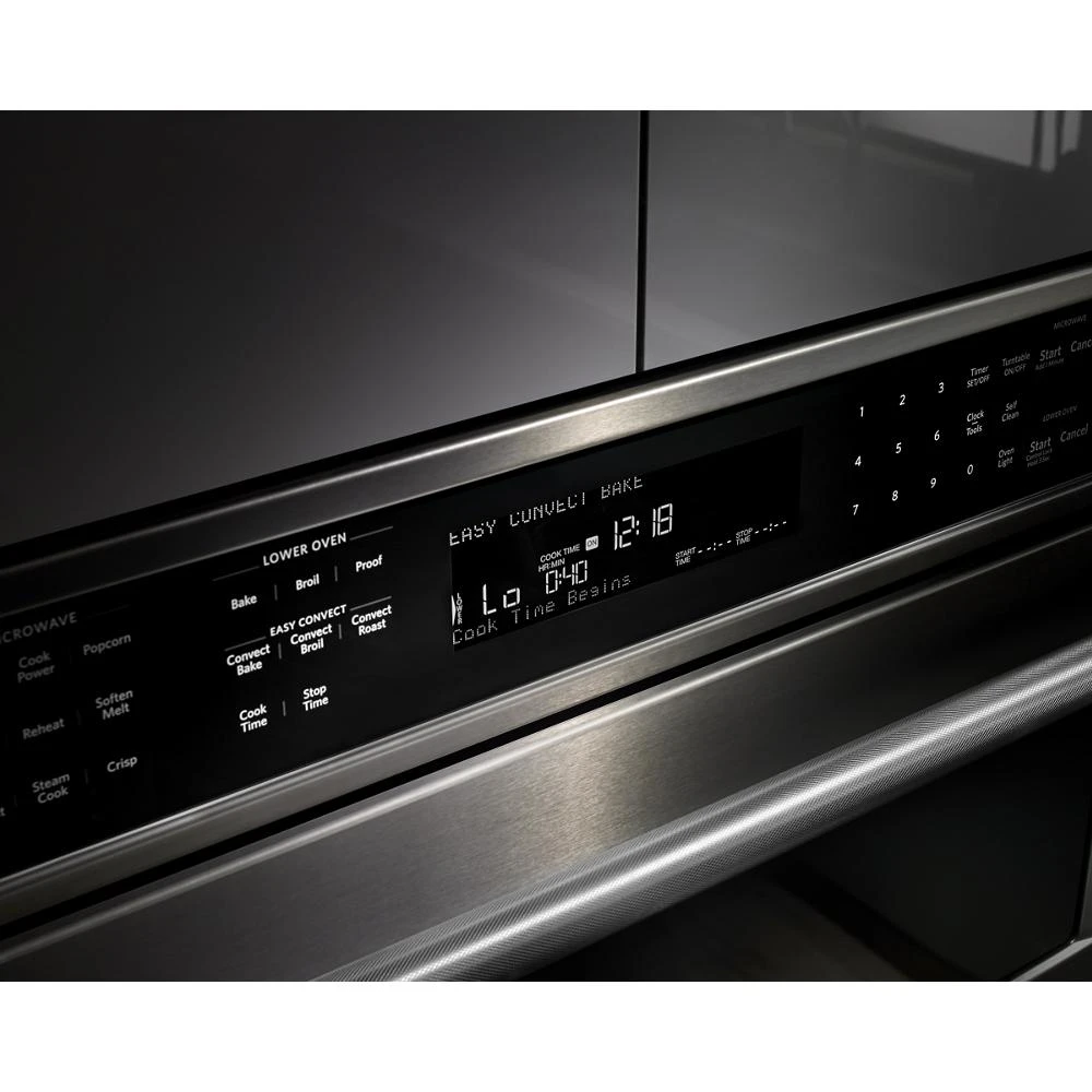 30" Combination Wall Oven with Even-Heat™ True Convection (Lower Oven) KOCE500EBS