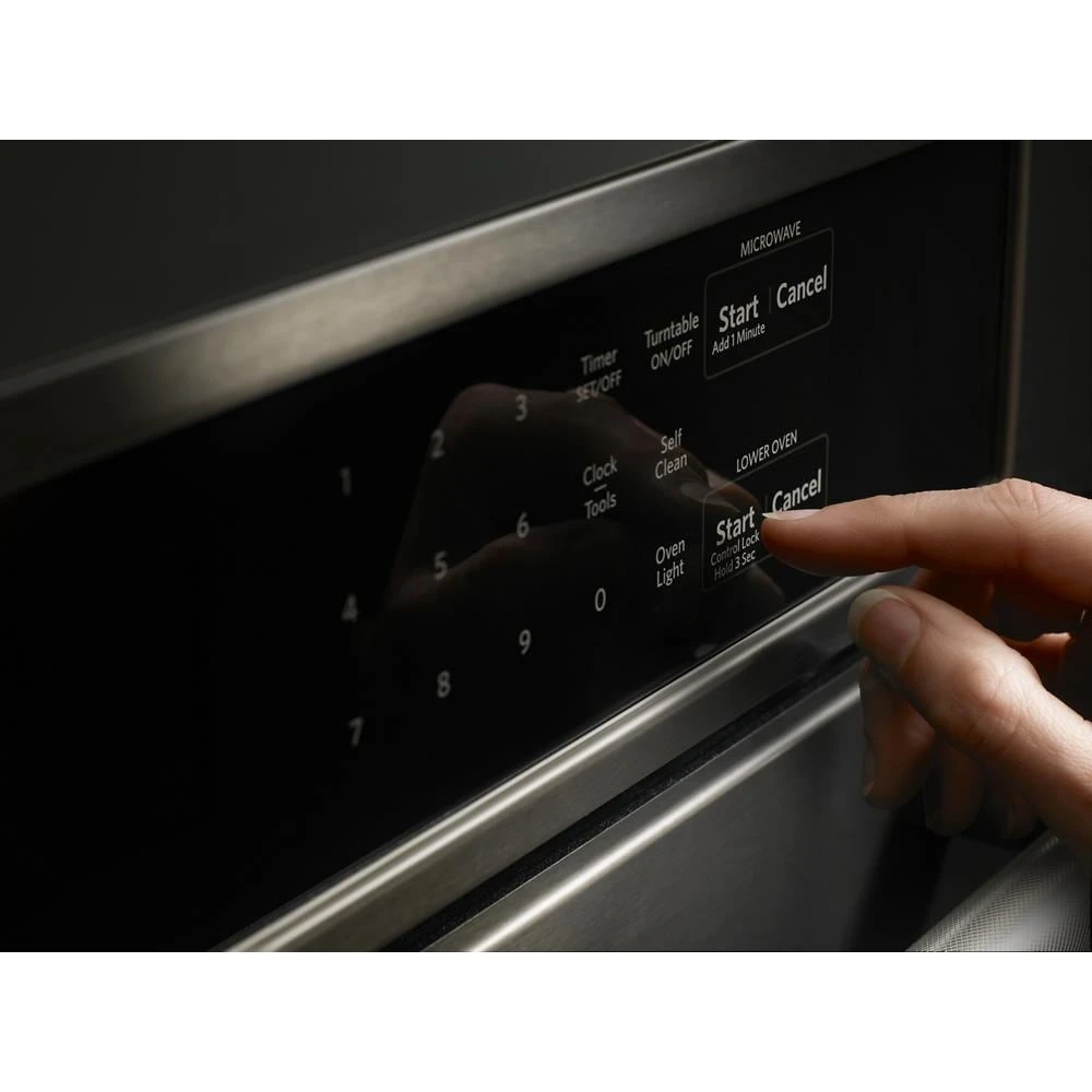 30" Combination Wall Oven with Even-Heat™ True Convection (Lower Oven) KOCE500EBS