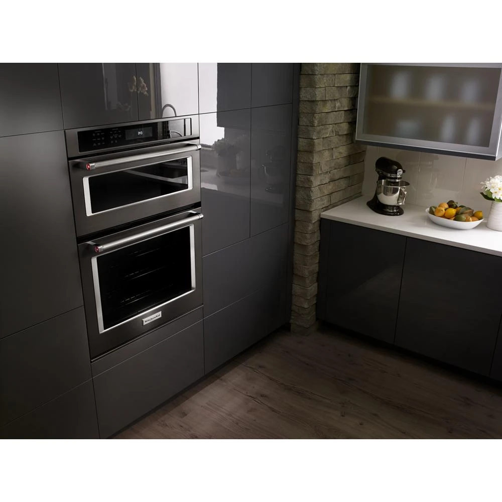 30" Combination Wall Oven with Even-Heat™ True Convection (Lower Oven) KOCE500EBS
