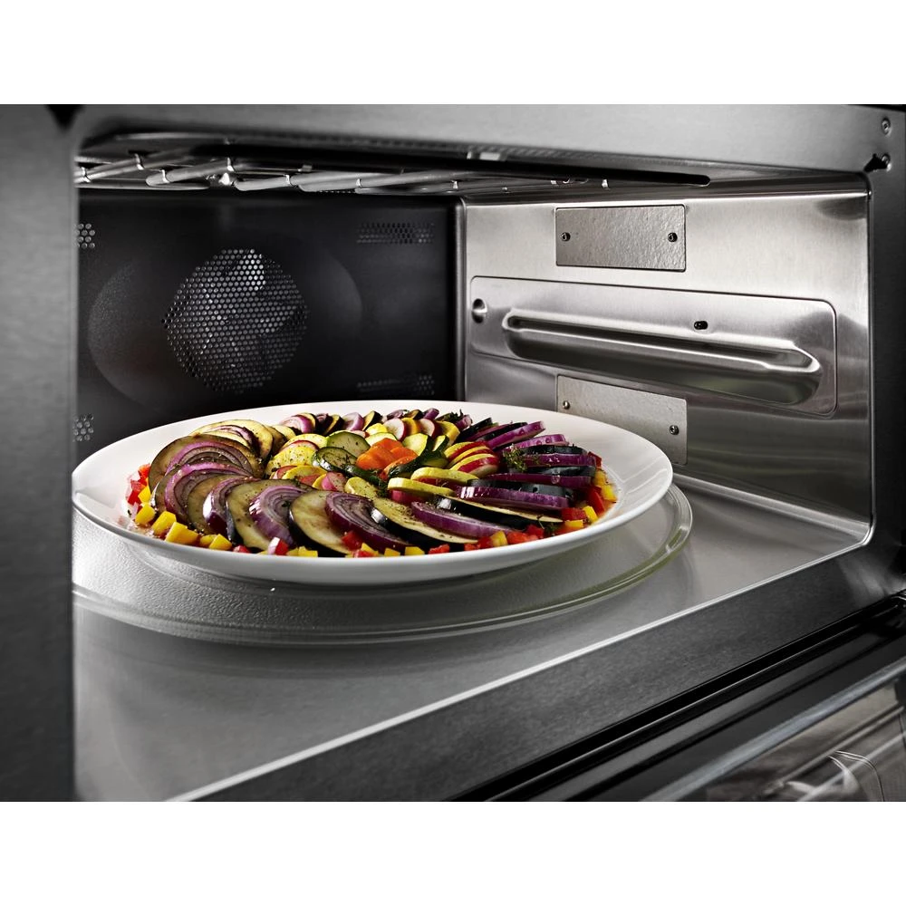 30" Combination Wall Oven with Even-Heat True Convection (Lower Oven) KOCE500EWH
