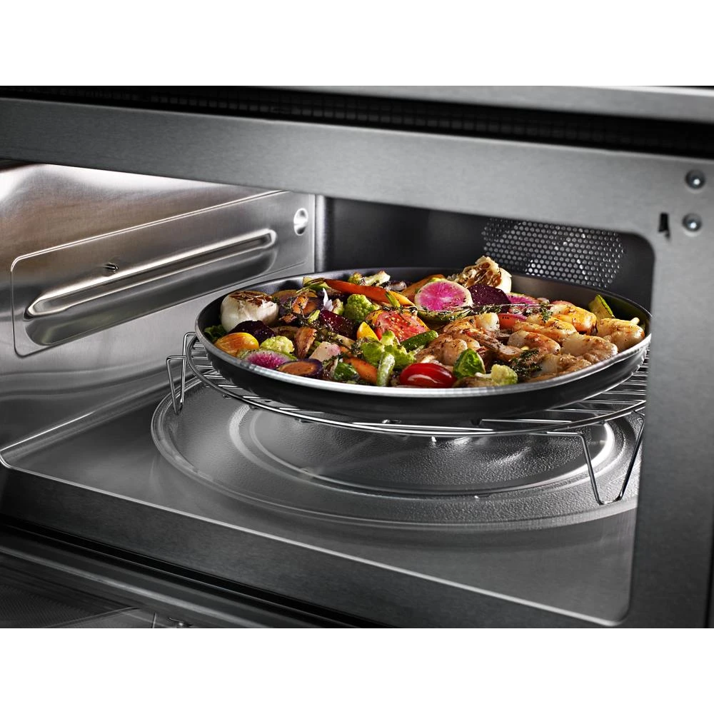 30" Combination Wall Oven with Even-Heat True Convection (Lower Oven) KOCE500EWH