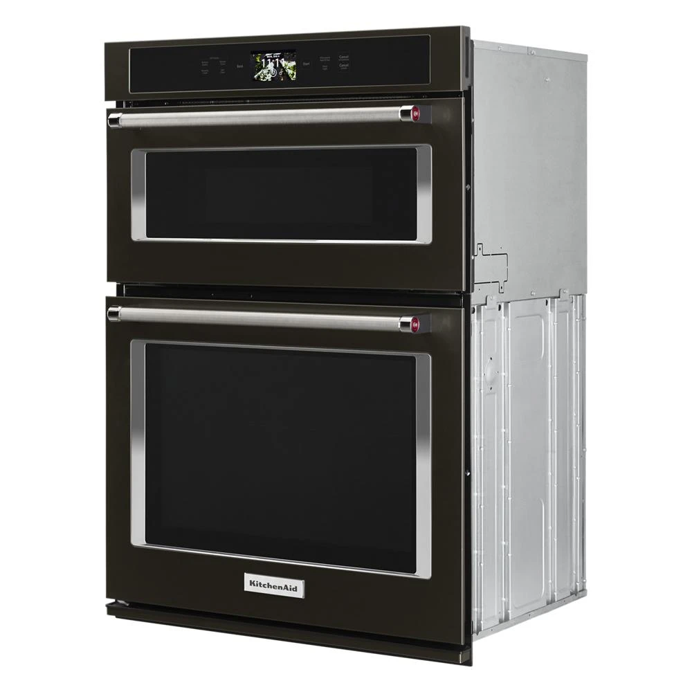 Smart Oven+ 30" Combination Oven with Powered Attachments and PrintShield™ Finish KOCE900HBS