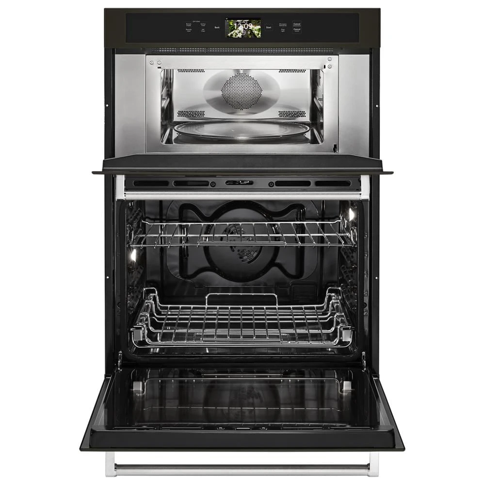 Smart Oven+ 30" Combination Oven with Powered Attachments and PrintShield™ Finish KOCE900HBS