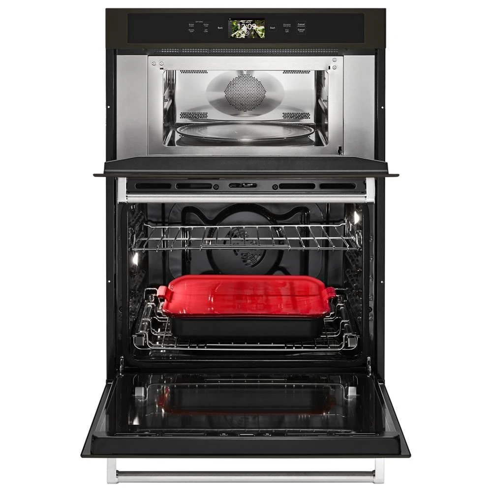 Smart Oven+ 30" Combination Oven with Powered Attachments and PrintShield™ Finish KOCE900HBS