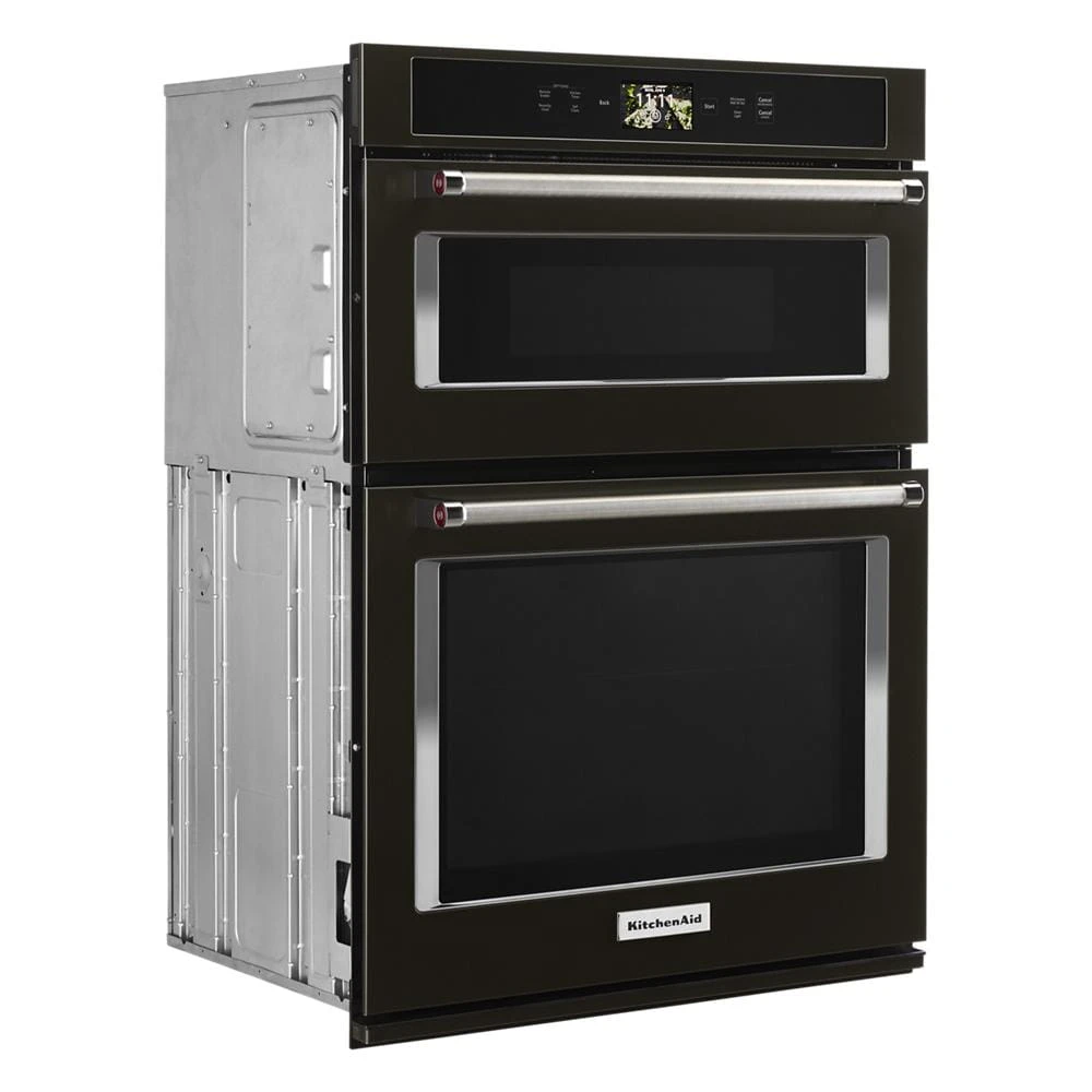Smart Oven+ 30" Combination Oven with Powered Attachments and PrintShield™ Finish KOCE900HBS