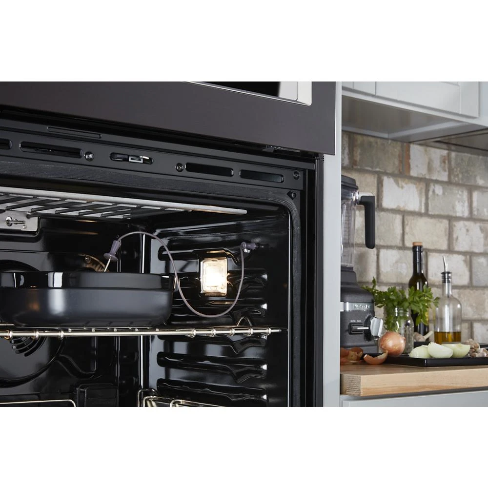 Smart Oven+ 30" Combination Oven with Powered Attachments and PrintShield™ Finish KOCE900HBS