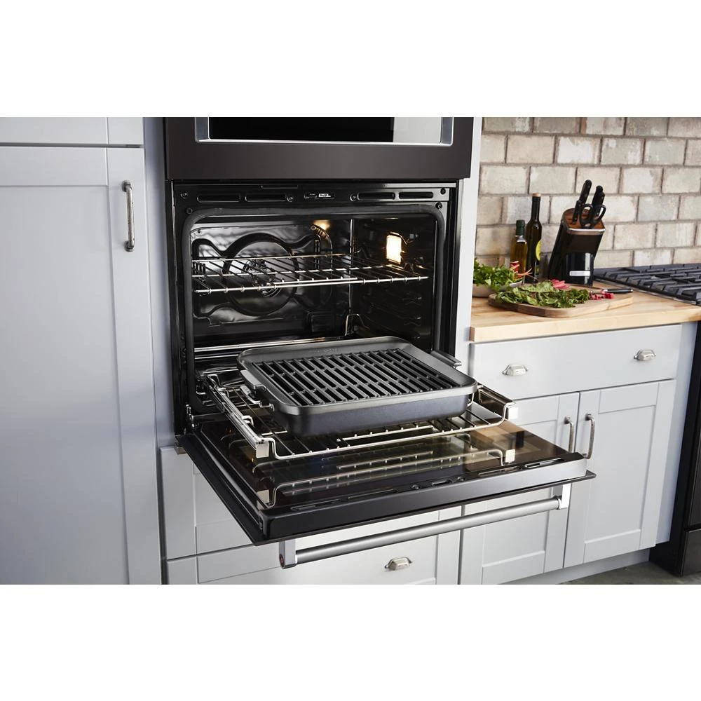 Smart Oven+ 30" Combination Oven with Powered Attachments and PrintShield™ Finish KOCE900HBS