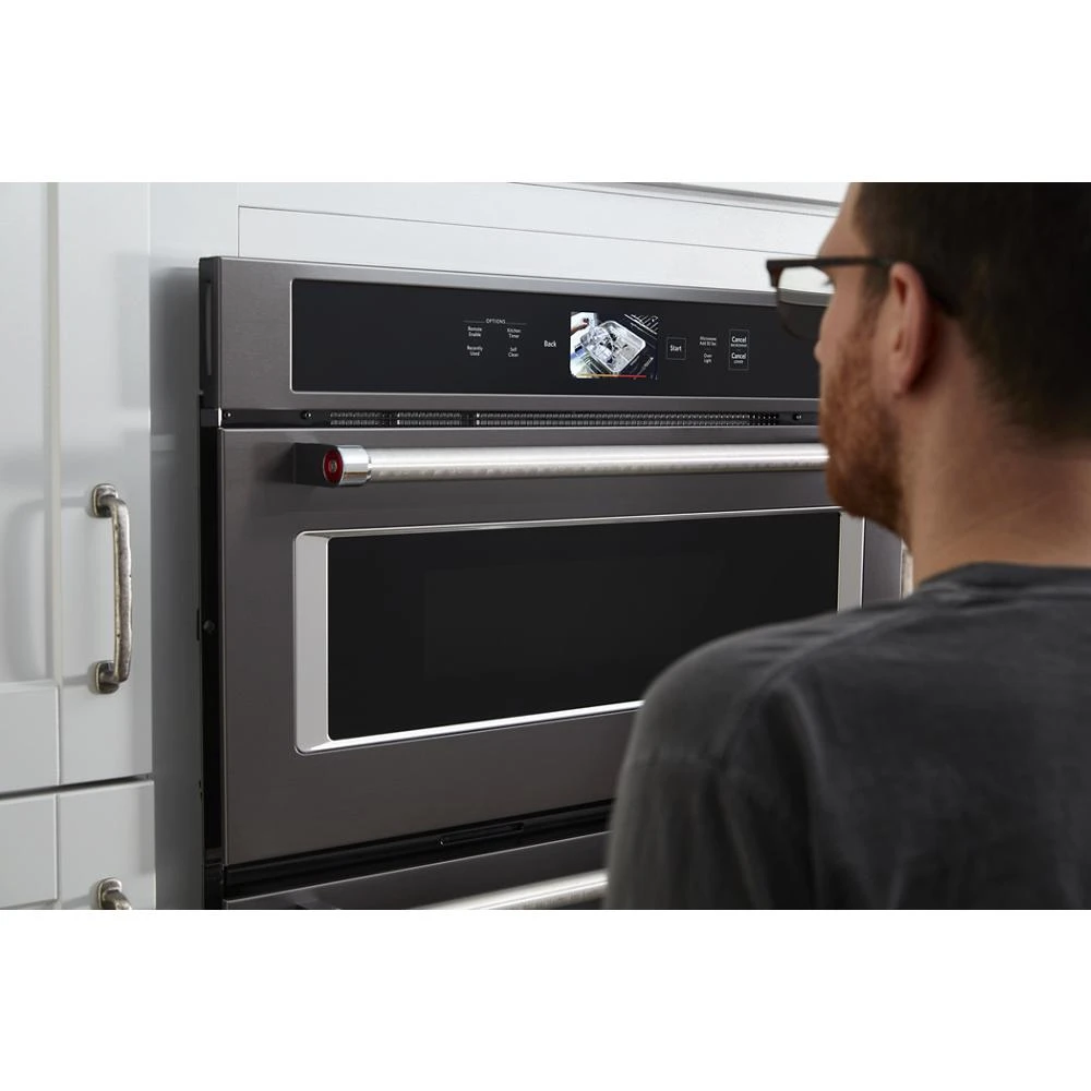 Smart Oven+ 30" Combination Oven with Powered Attachments and PrintShield™ Finish KOCE900HBS