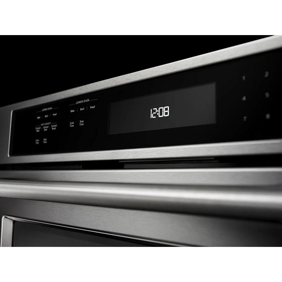 27" Double Wall Oven with Even-HeatTrue Convection (Upper Oven) KODE307ESS, product image 4 of 5