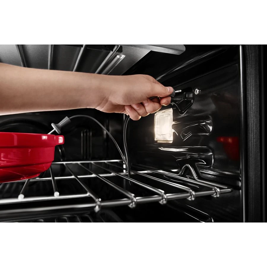 Smart Oven+ 30" Double Oven With Powered Attachments And Printshield™ Finish KODE900HBS, product image 7 of 13