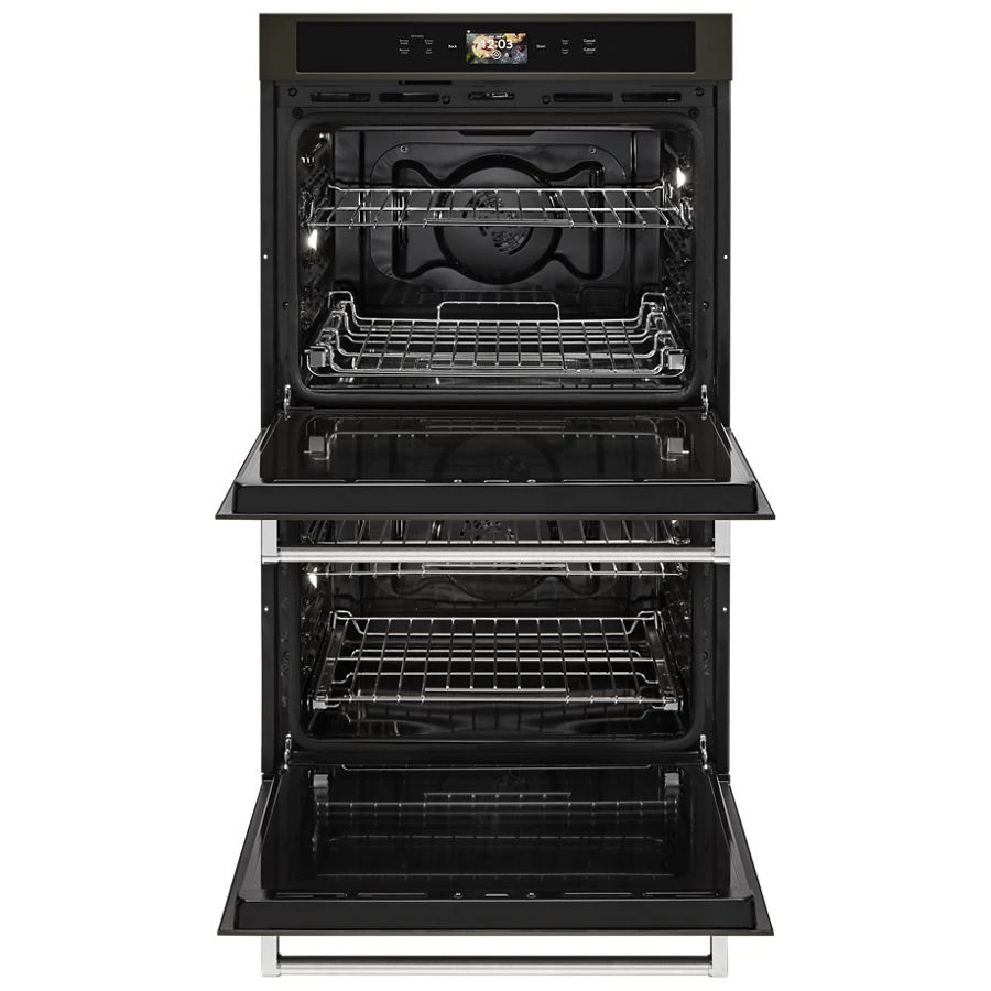 Smart Oven+ 30" Double Oven With Powered Attachments And Printshield™ Finish KODE900HBS, product image 3 of 13