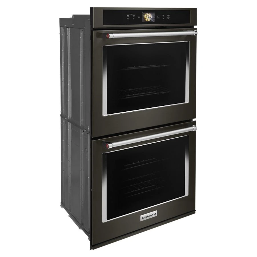Smart Oven+ 30" Double Oven With Powered Attachments And Printshield™ Finish KODE900HBS, product image 9 of 13