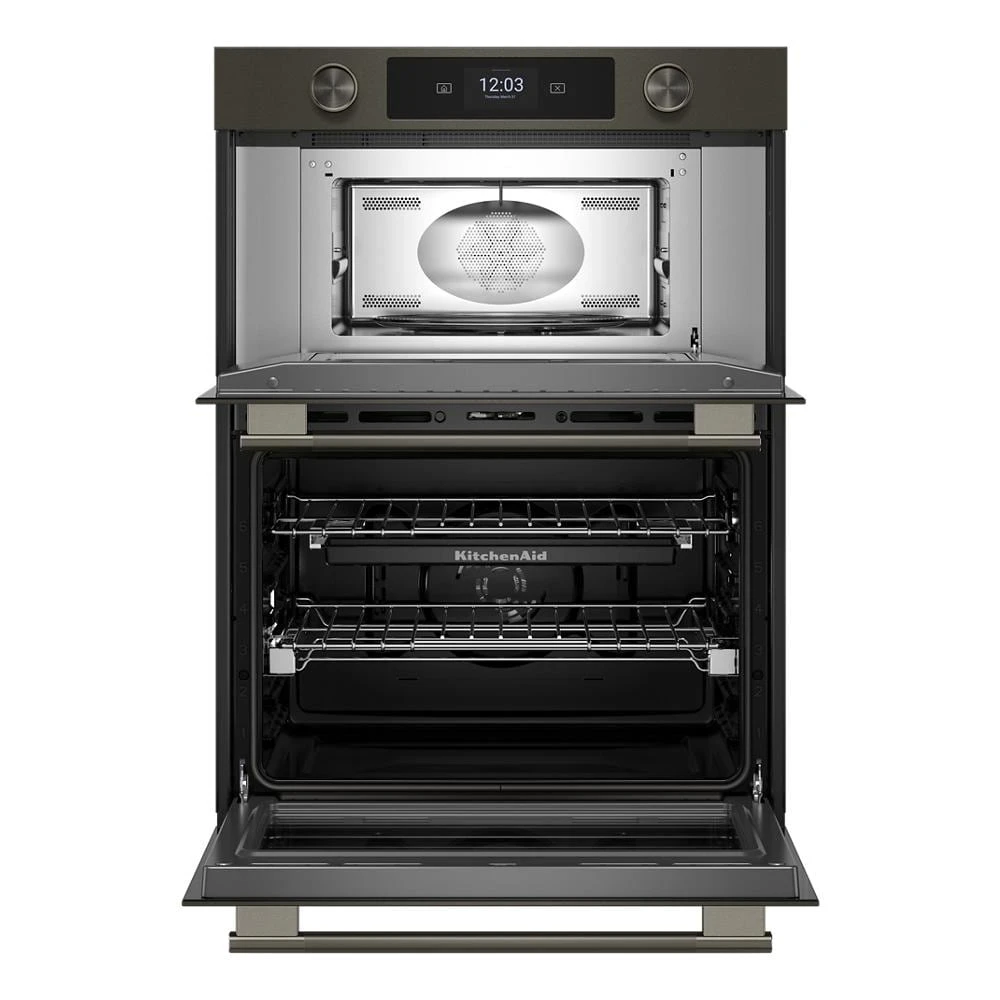 30-inch Smart Electric Combo Wall Oven with Assisted Cooking Modes - Black Ore view 8