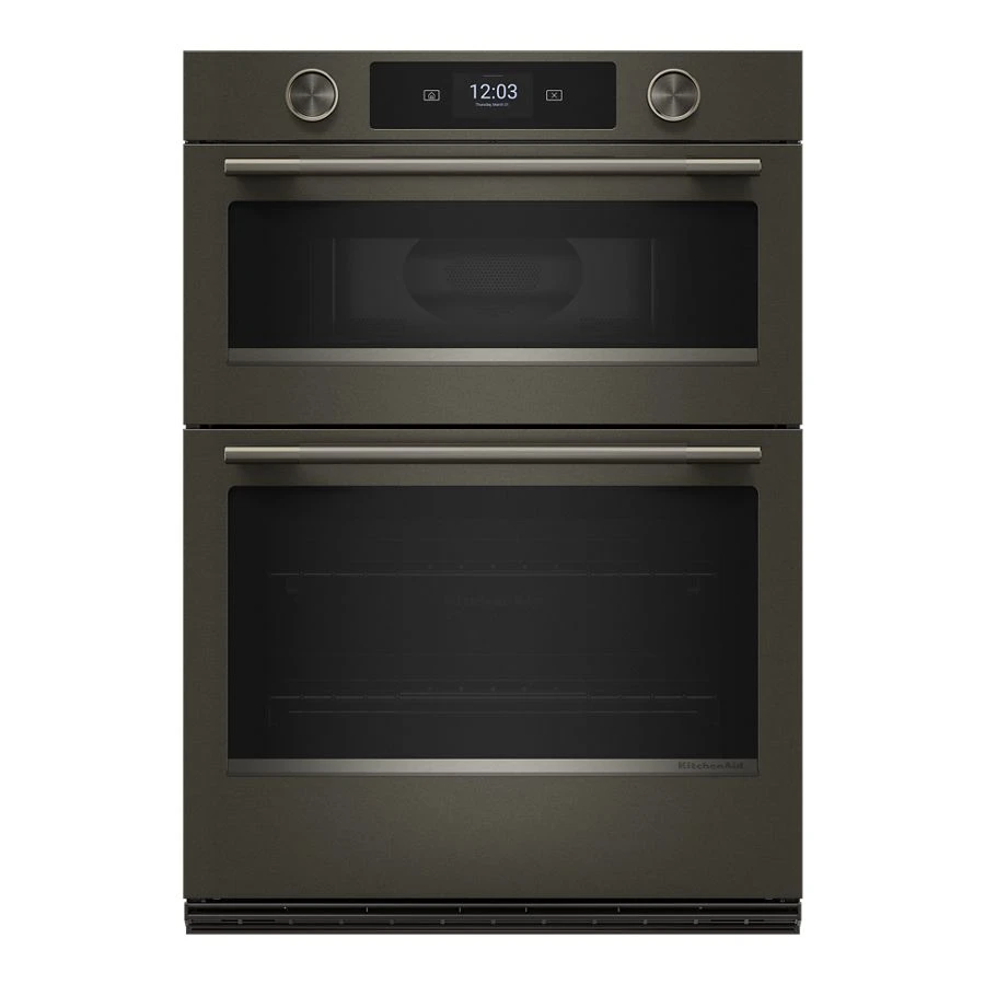 30-inch Smart Electric Combo Wall Oven With Assisted Cooking Modes - Black Ore KOEC730SBE