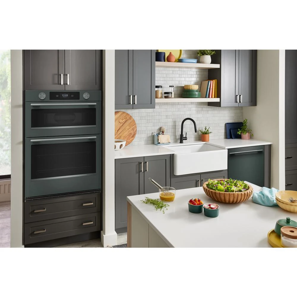 30-inch Smart Electric Combo Wall Oven with Assisted Cooking Modes - Juniper view 3