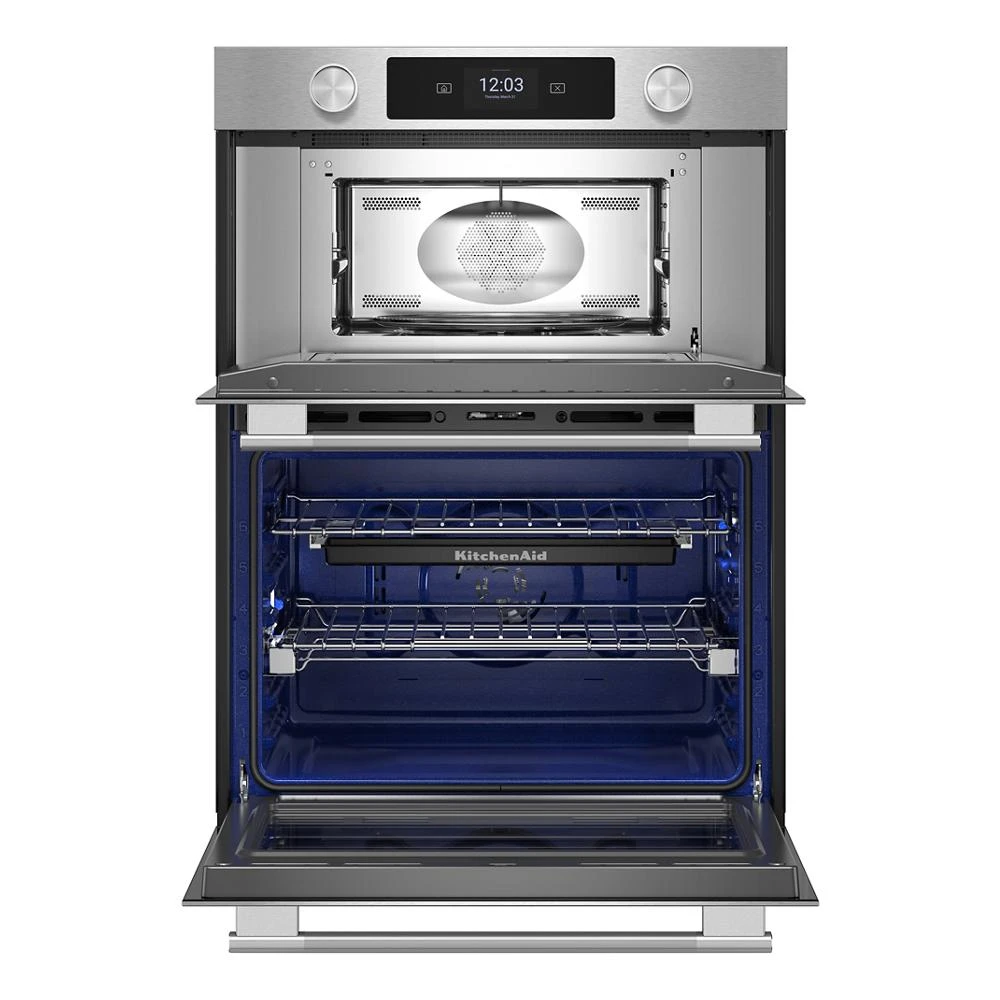 30-inch Smart Electric Combo Wall Oven with Assisted Cooking Modes - PrintShield™ Finish view 11