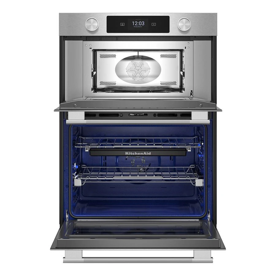30-inch Smart Electric Combo Wall Oven With Assisted Cooking Modes - Printshield™ Finish KOEC730SPS