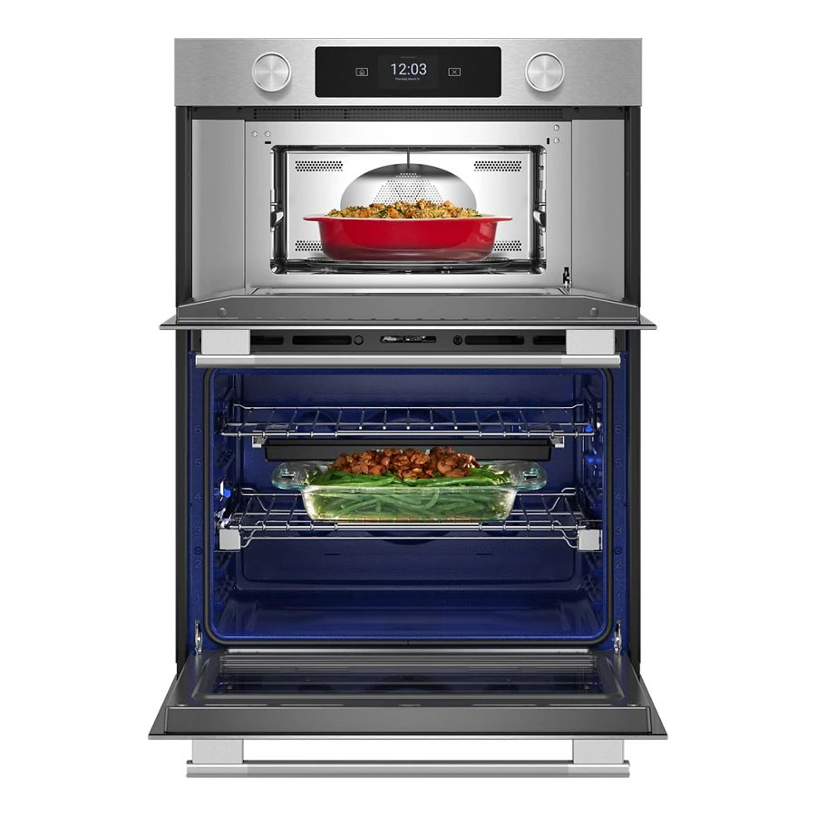 30-inch Smart Electric Combo Wall Oven With Assisted Cooking Modes - Printshield™ Finish KOEC730SPS