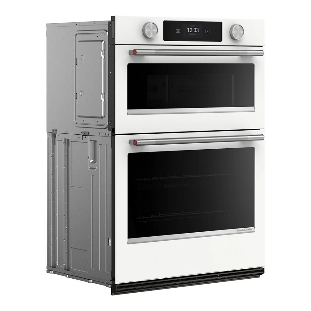 30-inch Smart Electric Combo Wall Oven with Assisted Cooking Modes - White view 6