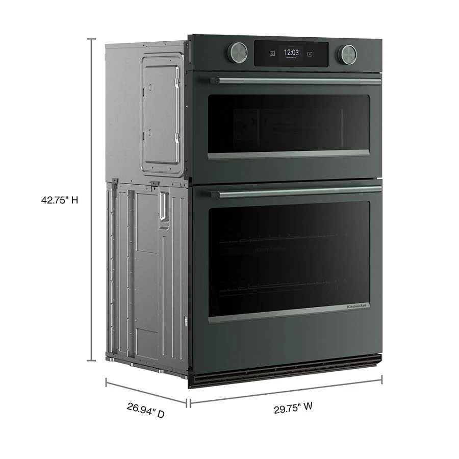 30-inch Smart Electric Combo Wall Oven With Intelligent Cooking Camera - Juniper KOEC930SJP