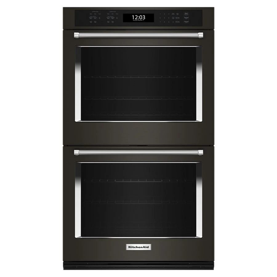 Kitchenaid® 27" Double Wall Ovens With Air Fry Mode KOED527PBS