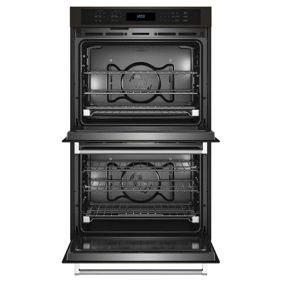 Kitchenaid® 27" Double Wall Ovens With Air Fry Mode KOED527PBS, product image 3 of 8