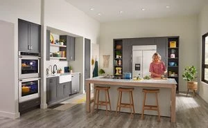 KitchenAid® 30" Double Wall Ovens with Air Fry Mode KOED530PPS