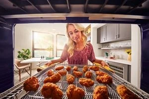 KitchenAid® 30" Double Wall Ovens with Air Fry Mode KOED530PPS