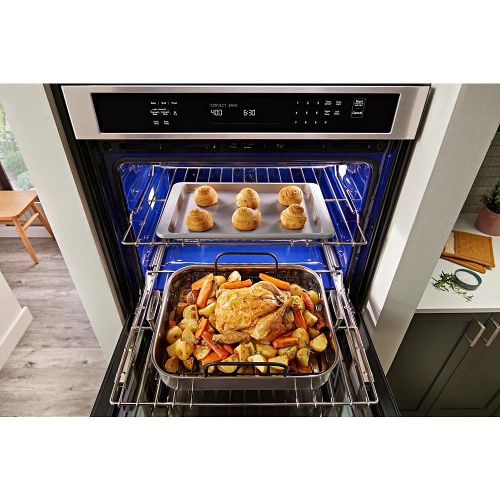 KitchenAid® 30" Double Wall Ovens with Air Fry Mode view 7