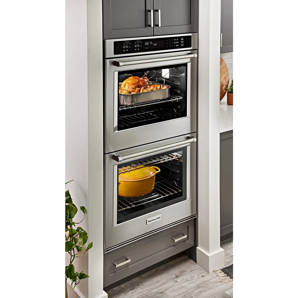KitchenAid® 30" Double Wall Ovens with Air Fry Mode view 12