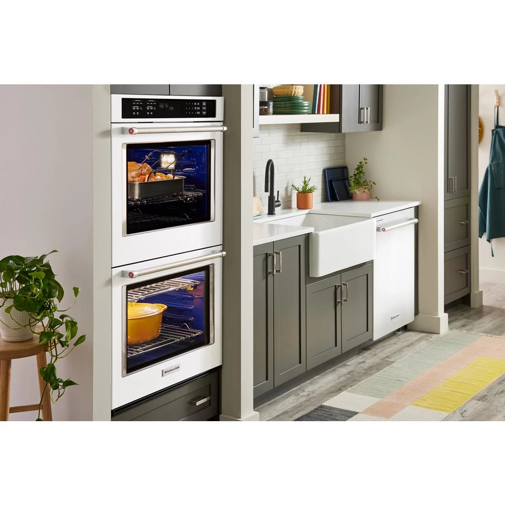 30" Double Wall Ovens with Air Fry Mode KOED530PWH, product image 9 of 13