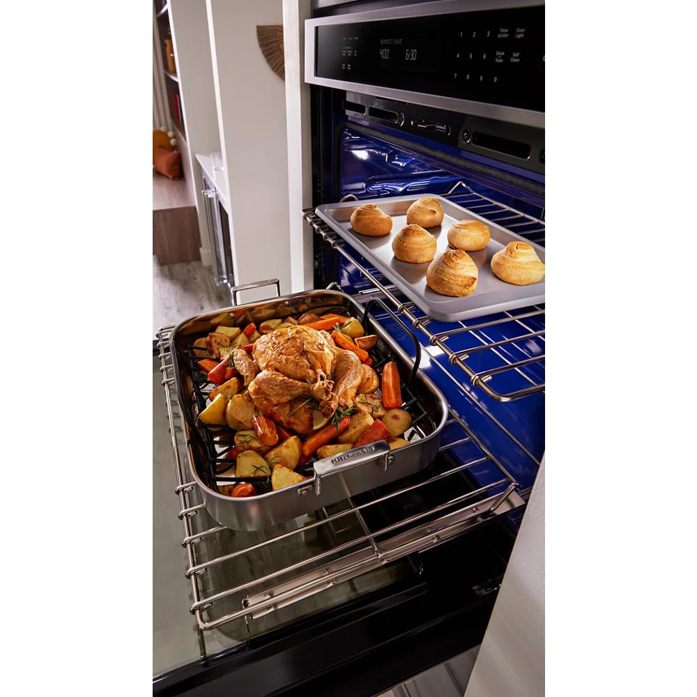 30" Double Wall Ovens with Air Fry Mode KOED530PWH, product image 10 of 13