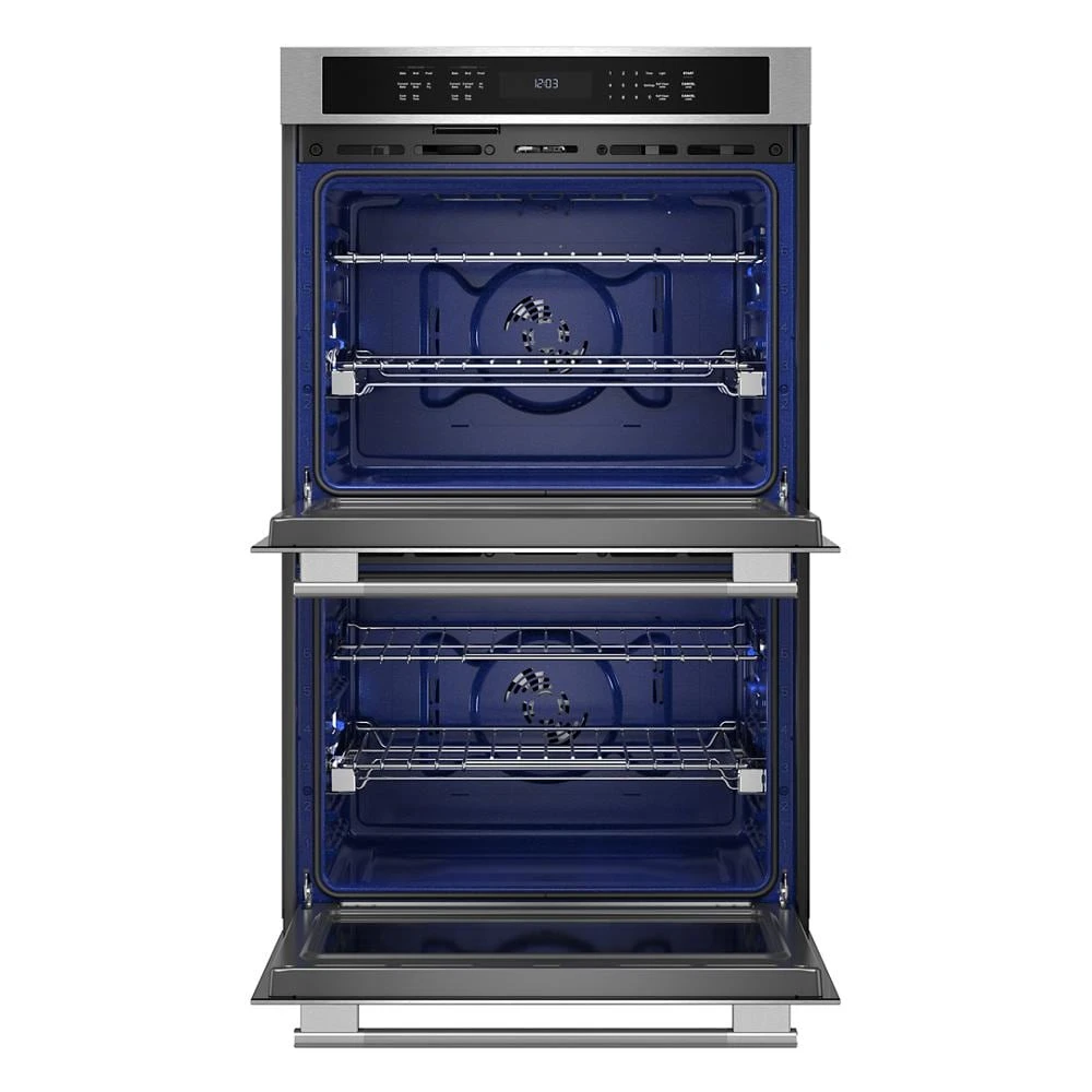 30-inch Electric Double Wall Oven with No Preheat Air Fry Mode - PrintShield™ Finish view 2