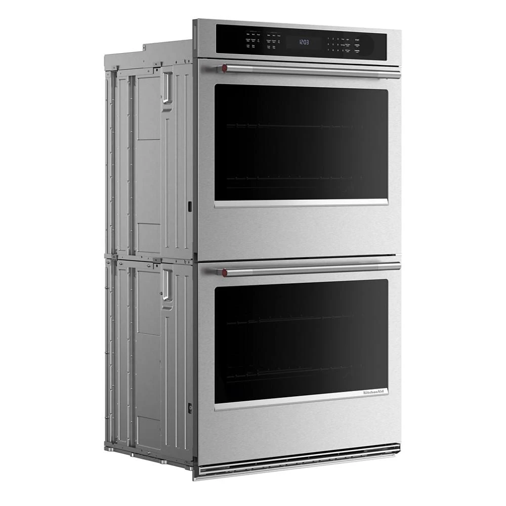 30-inch Electric Double Wall Oven with No Preheat Air Fry Mode - PrintShield™ Finish view 4