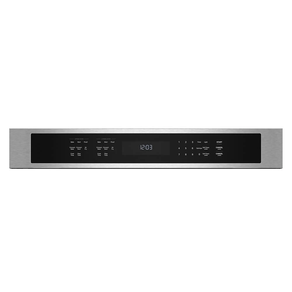 30-inch Electric Double Wall Oven with No Preheat Air Fry Mode - PrintShield™ Finish view 5