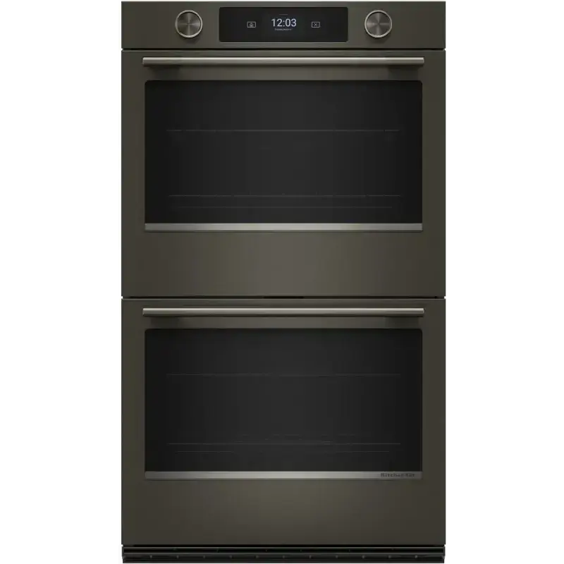 30-inch Smart Electric Double Wall Oven with Assisted Cooking Modes - Black Ore view 12