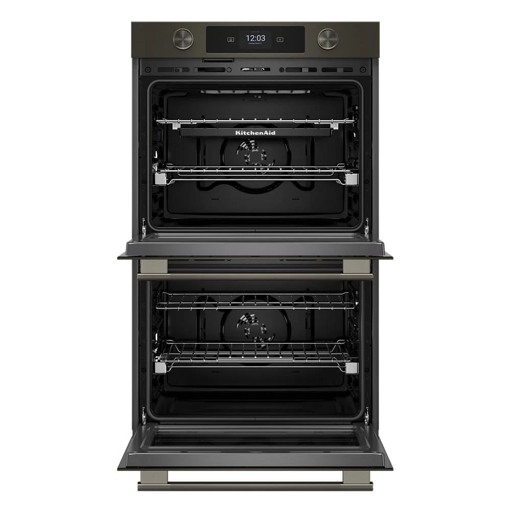 30-inch Smart Electric Double Wall Oven with Assisted Cooking Modes - Black Ore view 2