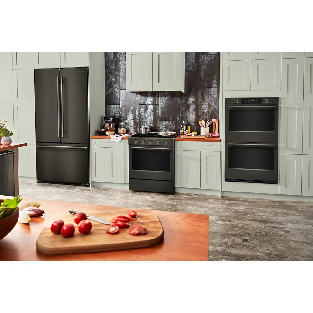 30-inch Smart Electric Double Wall Oven with Assisted Cooking Modes - Black Ore view 6