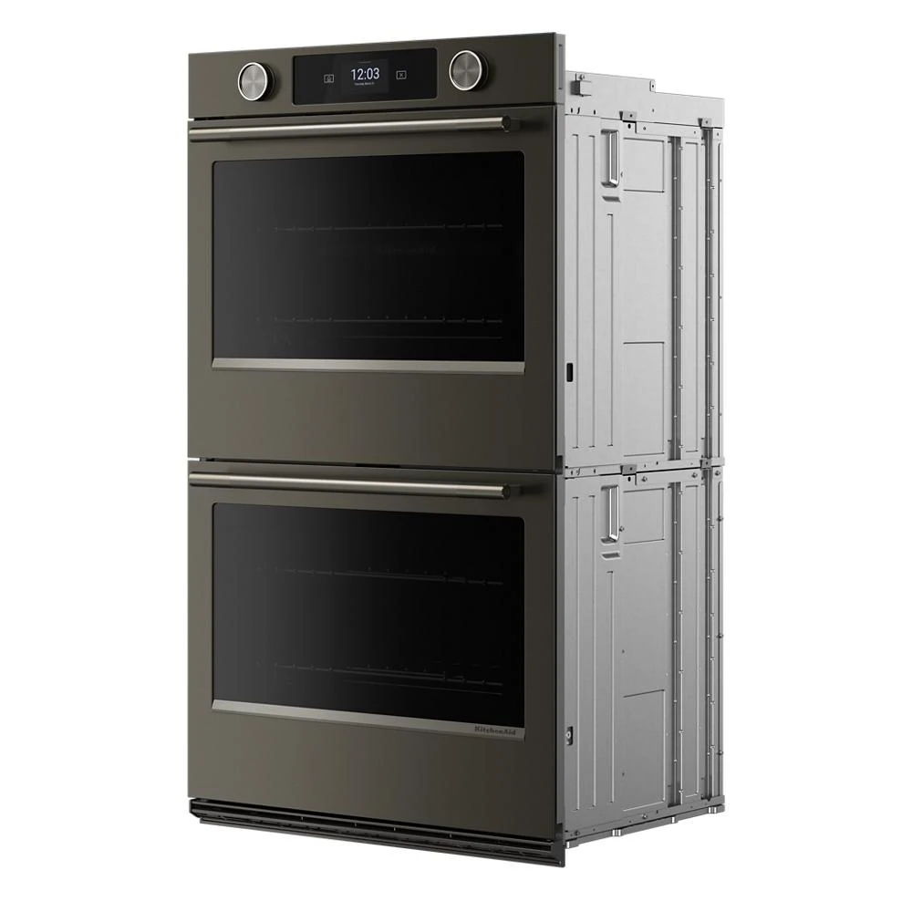 30-inch Smart Electric Double Wall Oven with Assisted Cooking Modes - Black Ore view 4