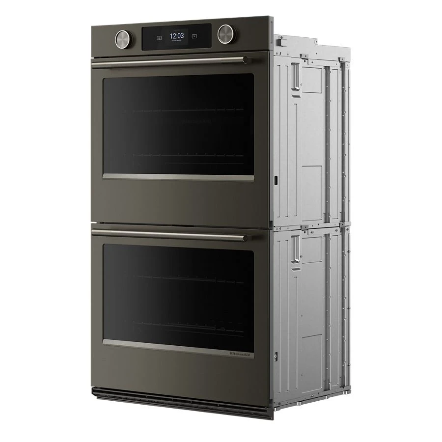 30-inch Smart Electric Double Wall Oven With Assisted Cooking Modes - Black Ore KOED730SBE